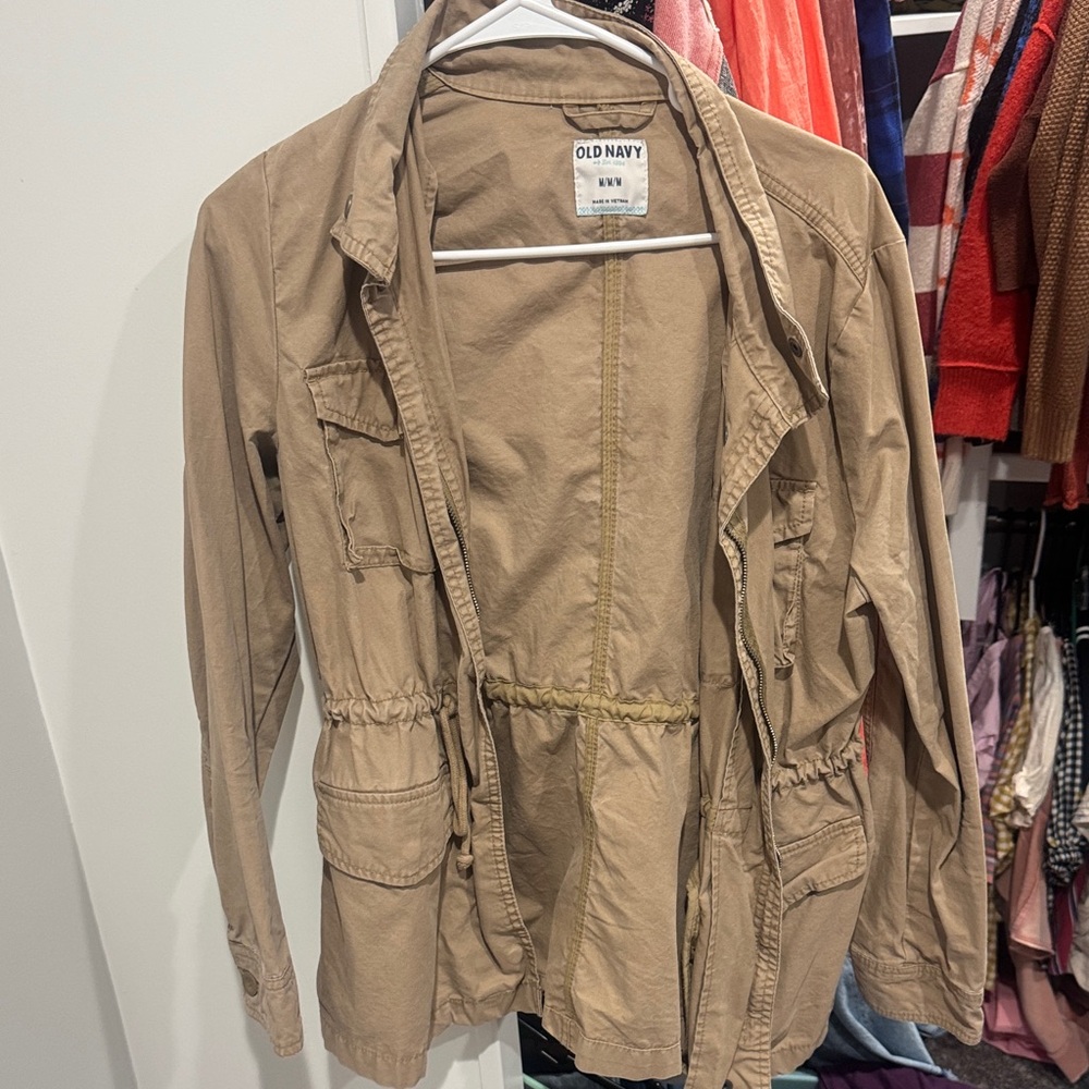 Old Navy Women's Utility Jacket in Tan
